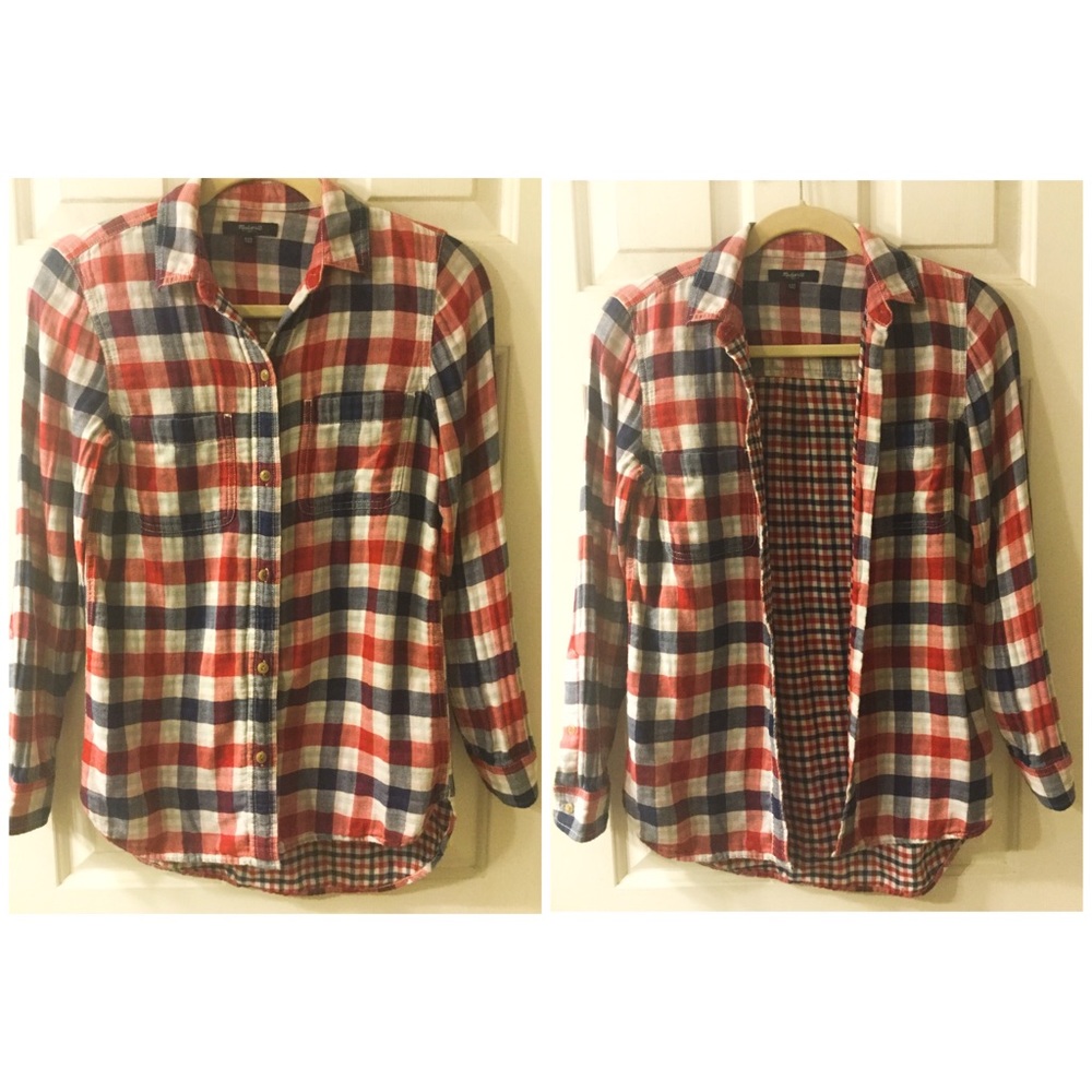 MADEWELL // Ex-boyfriend Emmett Plaid shirt - Picture 3 of 5